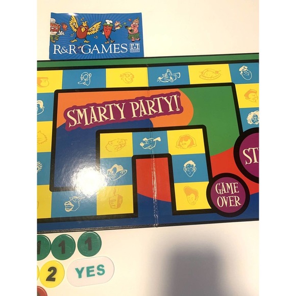SMARTY PARTY Fun Family Trivia Questions Game SmartyPants Ages 10+ Preowned 2003 - Picture 8 of 12